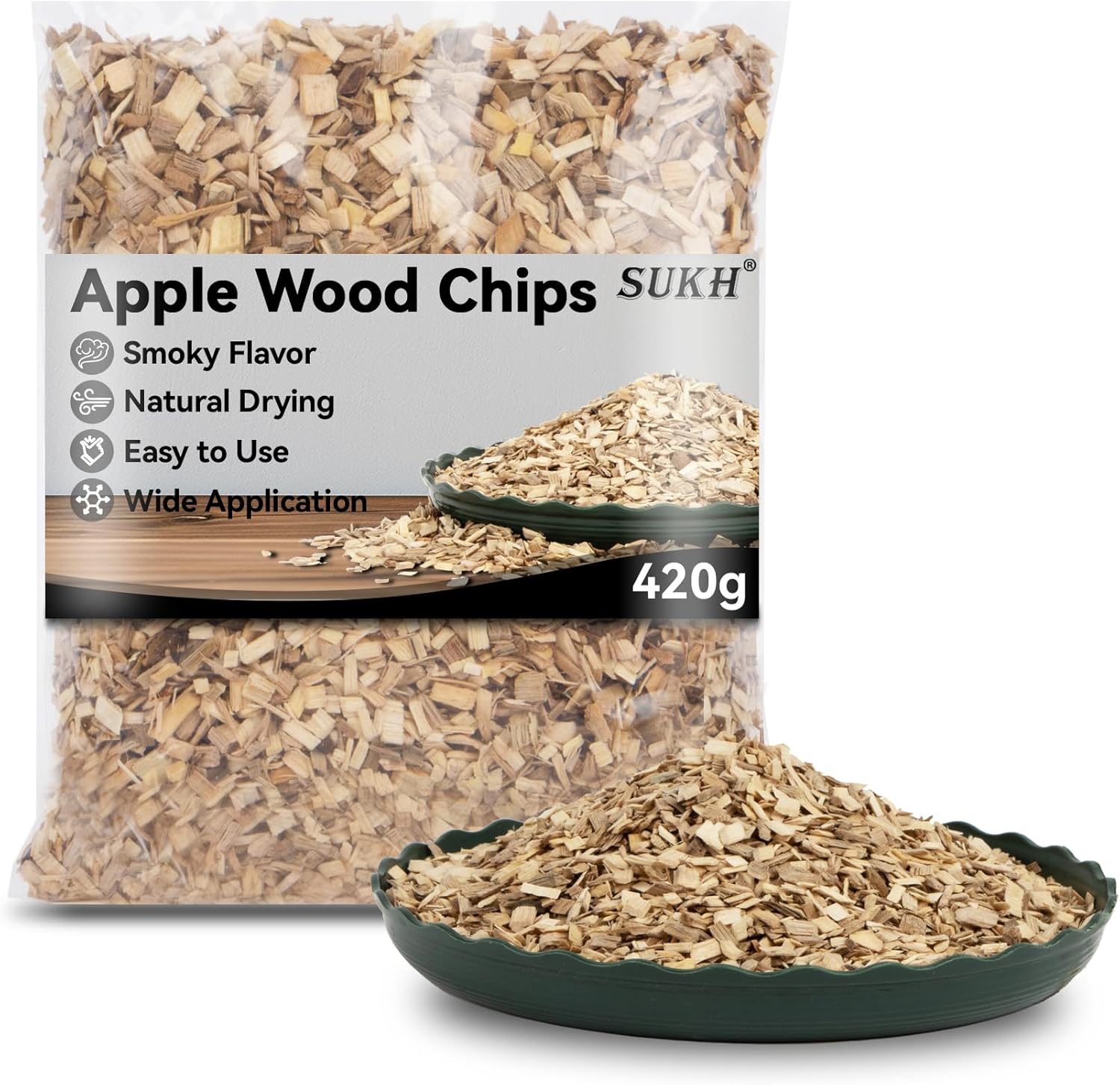 Apple Wood Chips for Flavorful Smoking