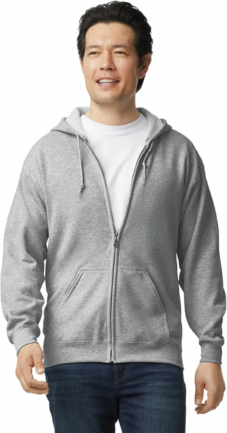 Gildan Fleece Zip Hoodie - Stay Cozy in Style!