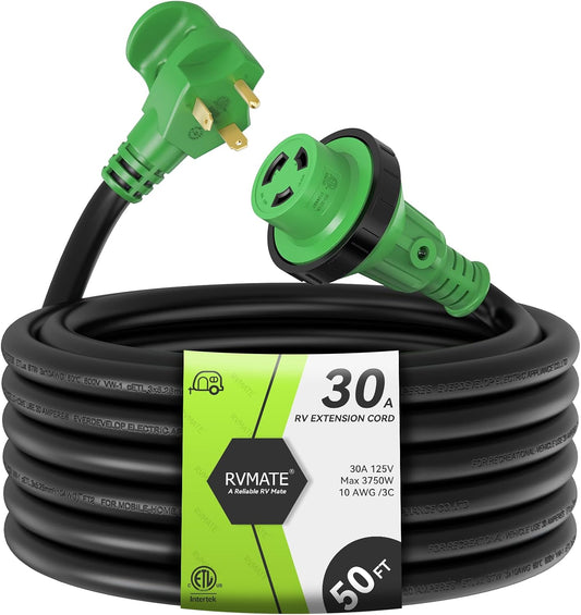 RVMATE 30 Amp 50 Feet RV Lockable Power Extension Cord Review