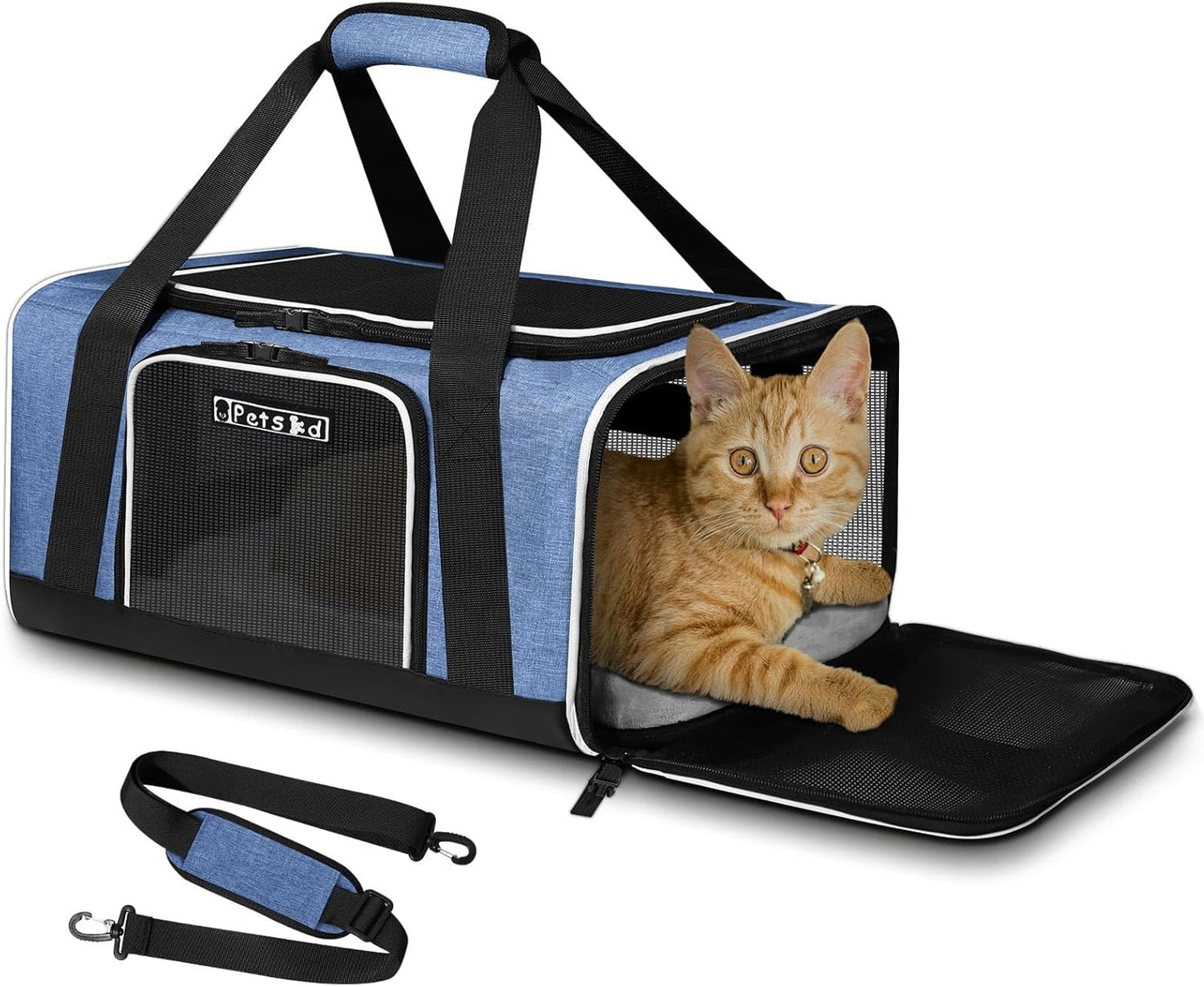 Petskd Pet Carrier for Small Pets - Airline Approved Travel Bag