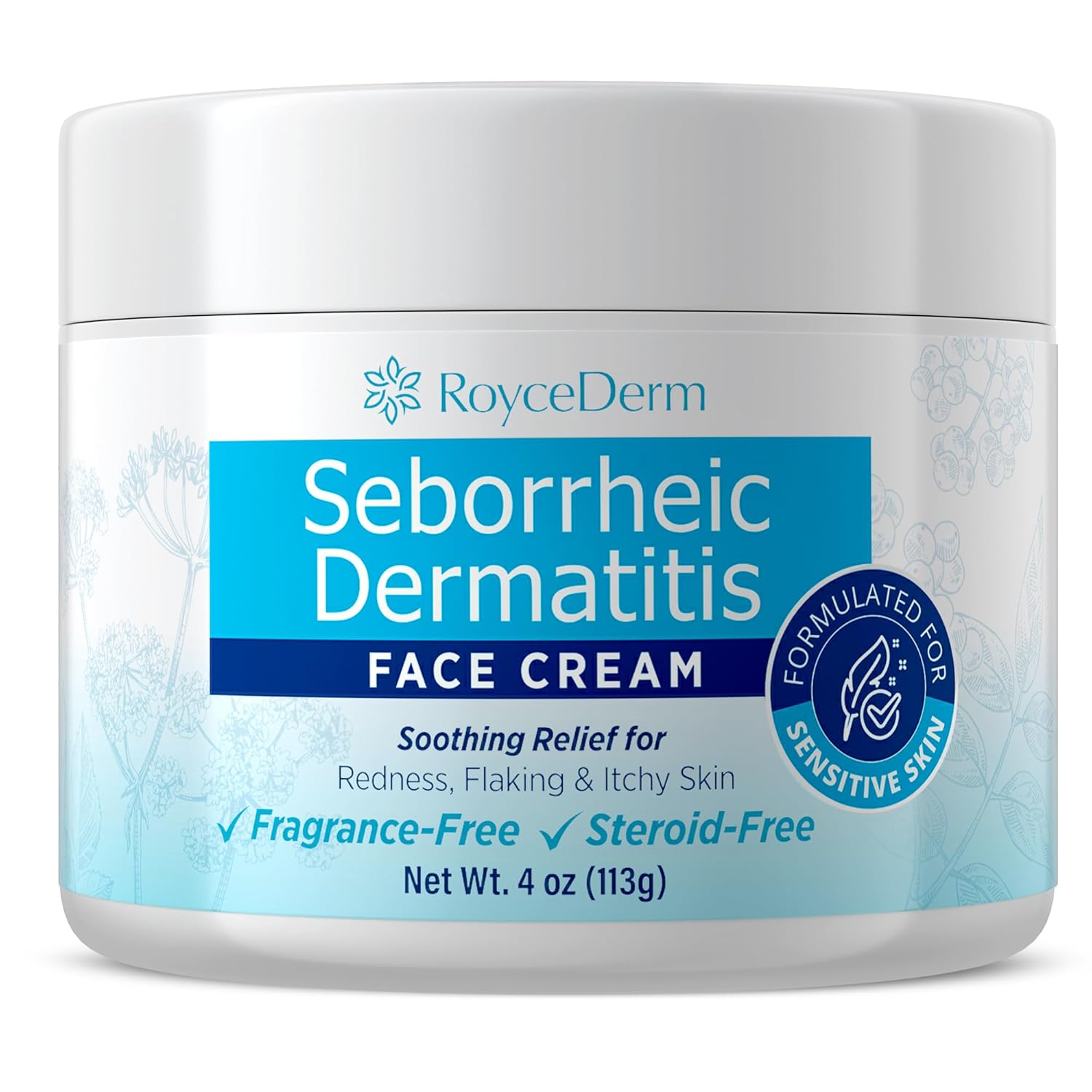 Roycederm Seborrheic Dermatitis Face Cream for Sensitive Skin