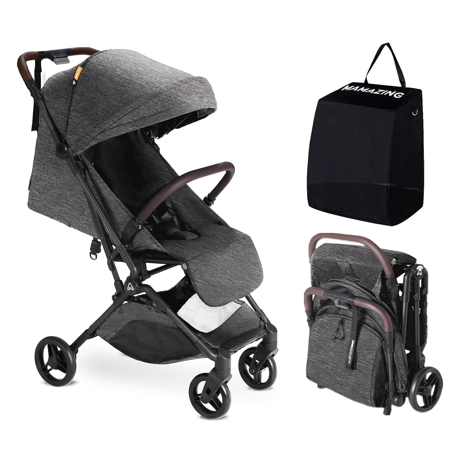 Ultra Lightweight Mom's Choice Travel Stroller, Only 11.5 lbs, MAMAZING