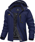Womens Ski Jacket Waterproof Insulated Snow Jacket - Warm Fleece Lined