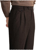 Mens Pants Tweed Herringbone Vintage Dress Pant Trousers for Men