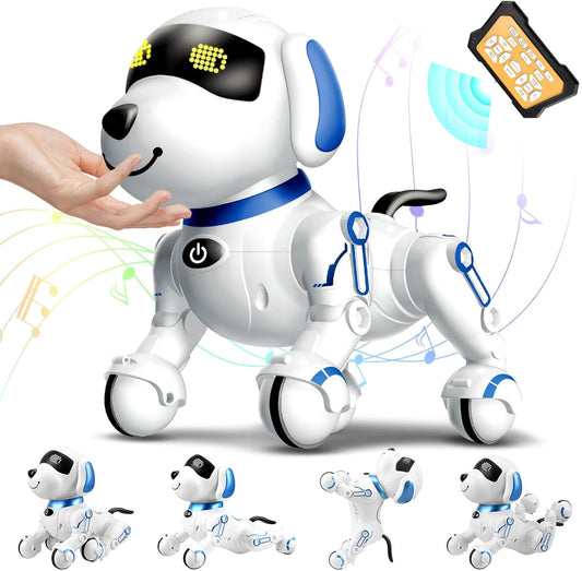 Interactive Smart Robot Dog Toy for Kids 5-7 Years - Chridark