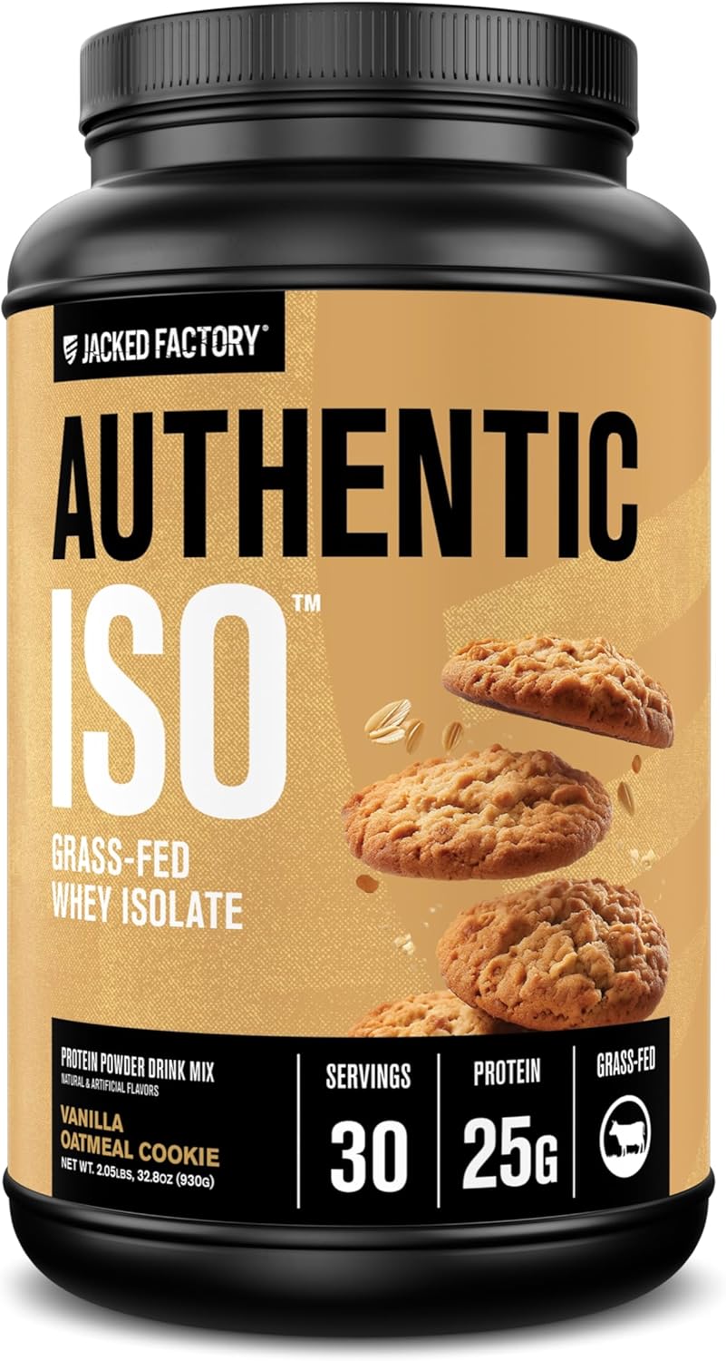 Authentic ISO Grass Fed Whey Protein Isolate for Muscle Growth