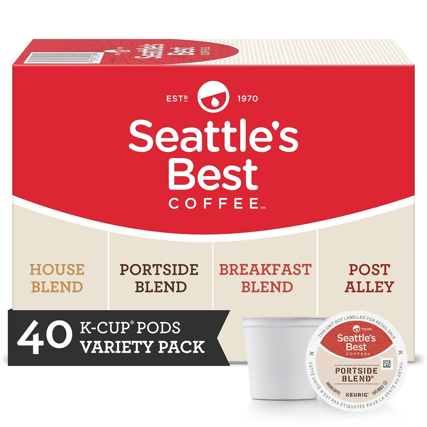 Seattle's Best Coffee Pods Variety Pack - Rich & Full-bodied Flavors!