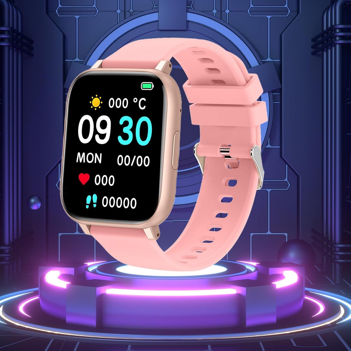 IP68 Waterproof Smartwatch with Fitness Tracking