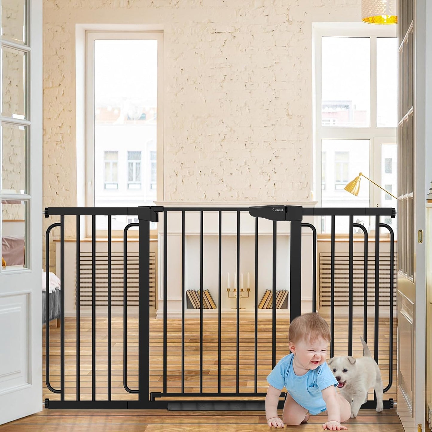 Mom's Choice Award-Winning Extra Wide Baby Gate by Cumbor