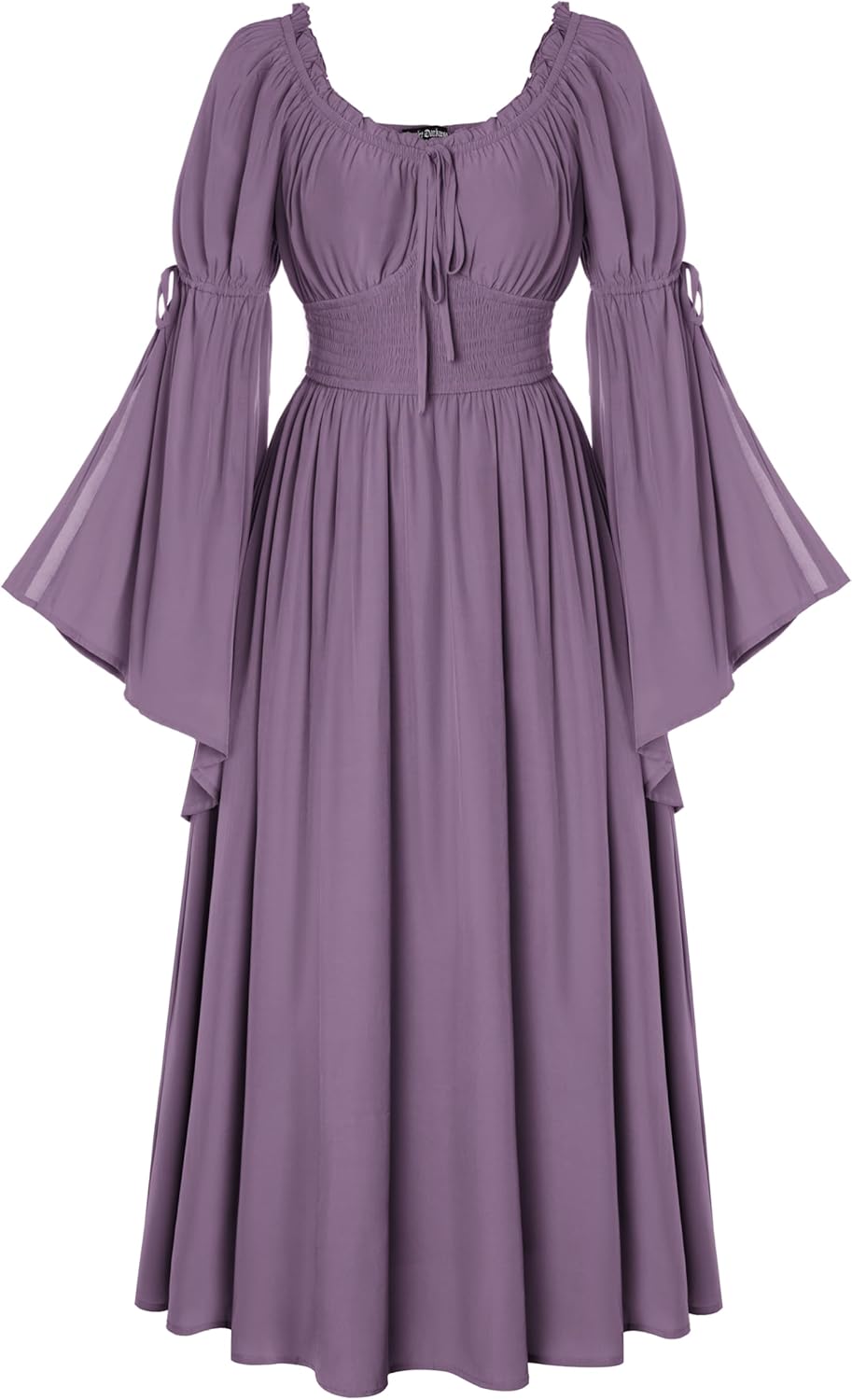 Elegant Renaissance Dress for Women with Slit Bell Sleeves