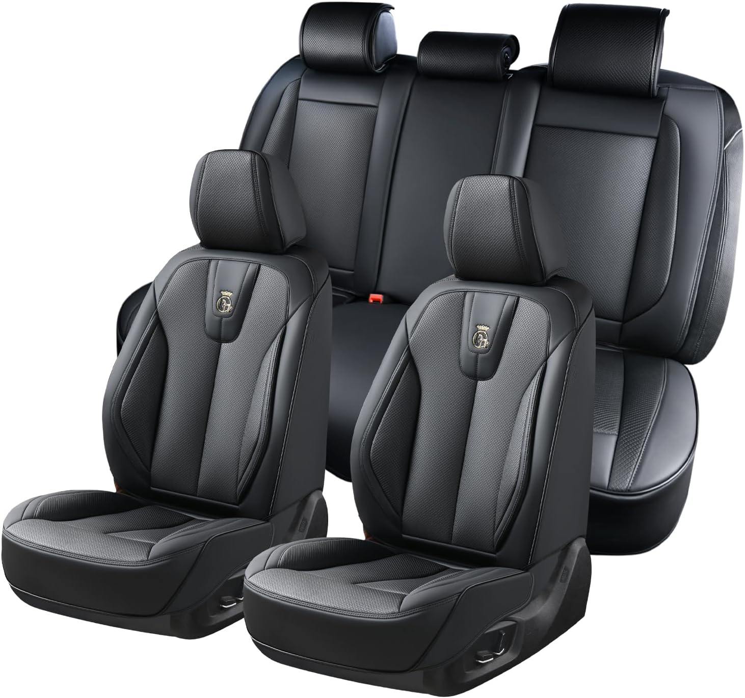 Leather Seat Covers Full Set for Cars, Waterproof and Stylish