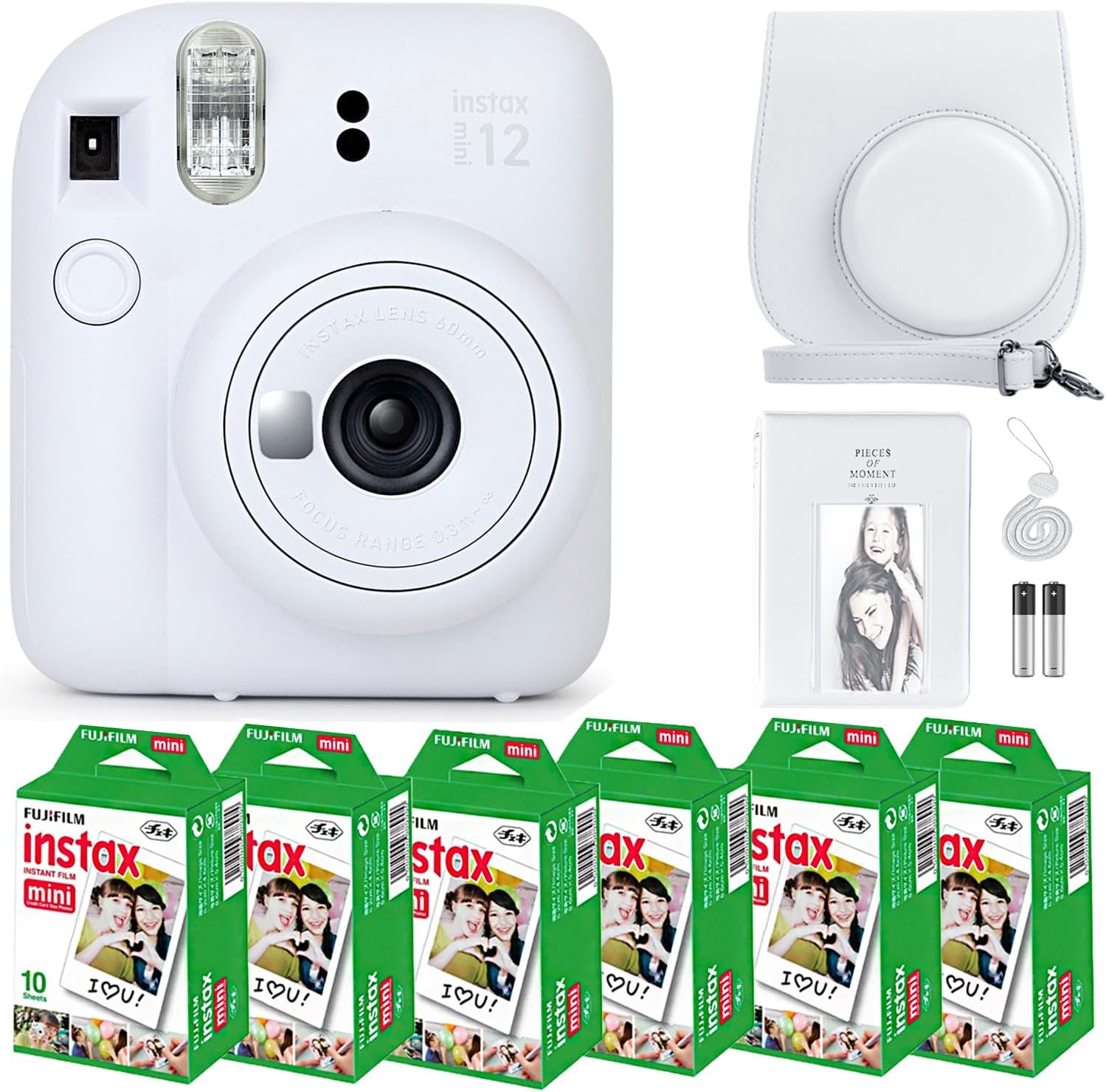 Fujifilm Instax Mini 12 Instant Camera Bundle with Accessories