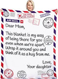 Mom Birthday Gifts Blanket for Comfort and Love from Daughter