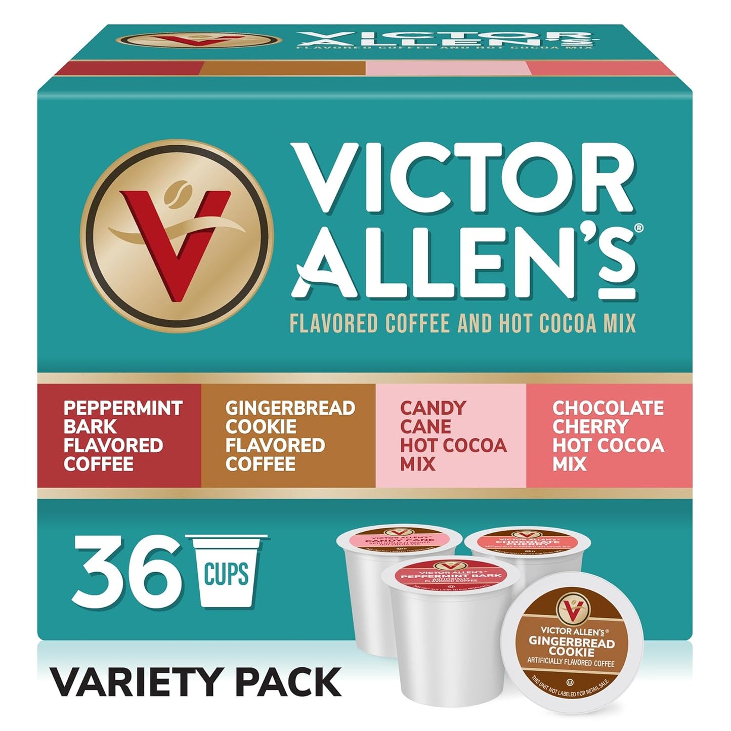 36 Holiday Favorites K-Cups & Pods Variety Pack