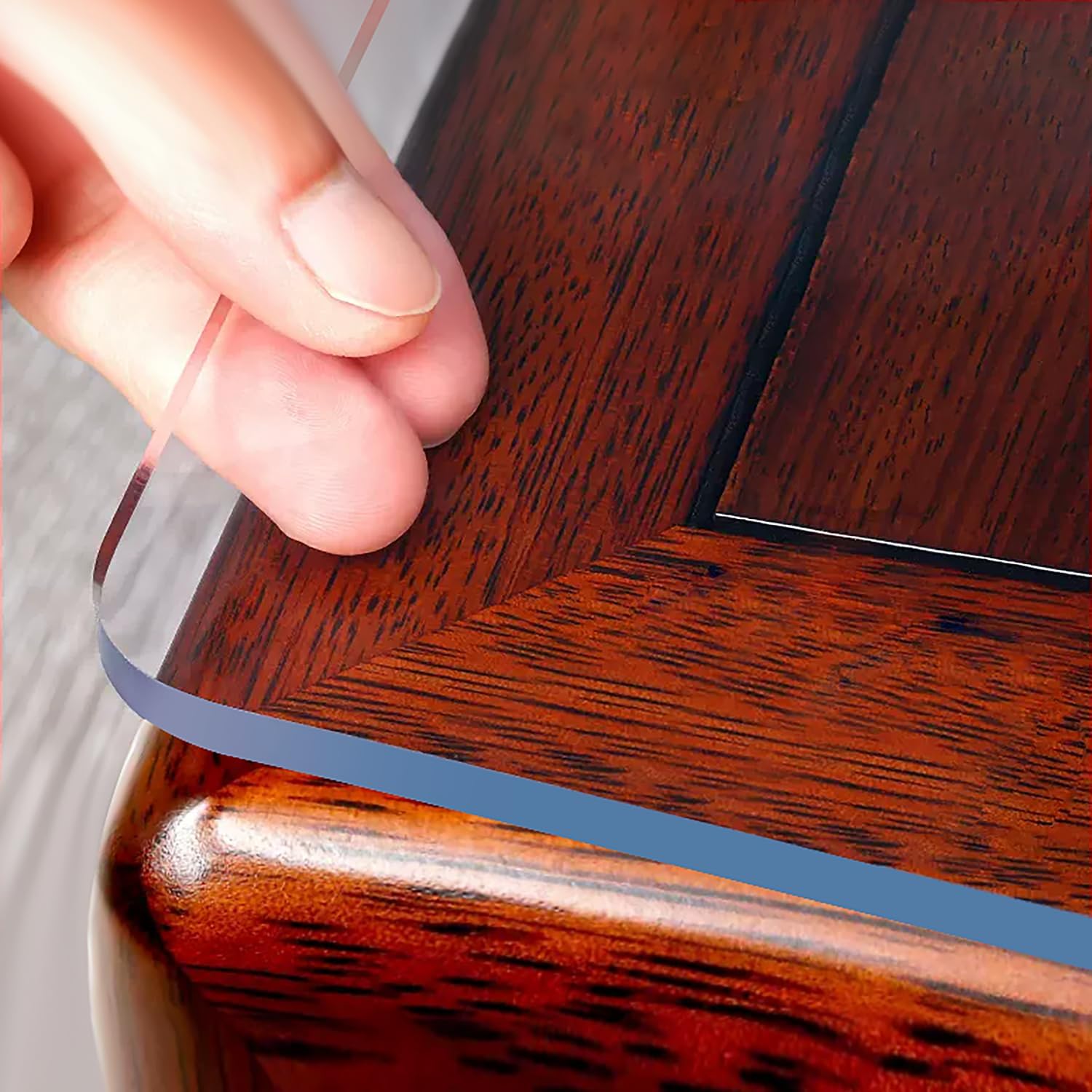 OstepDecor Clear Table Protector 2mm Thick for All Surfaces