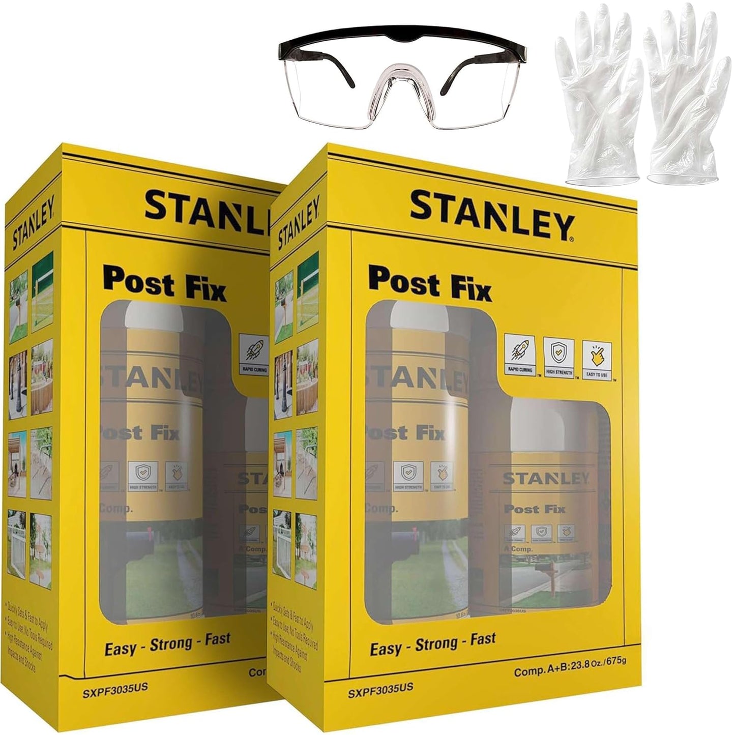 Stanley F996 Fence Post Mix - Quick and Easy Concrete Alternative