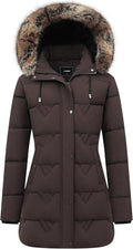 Women's Winter Coat Waterproof Long Insulated Parka - Warm, Windproof