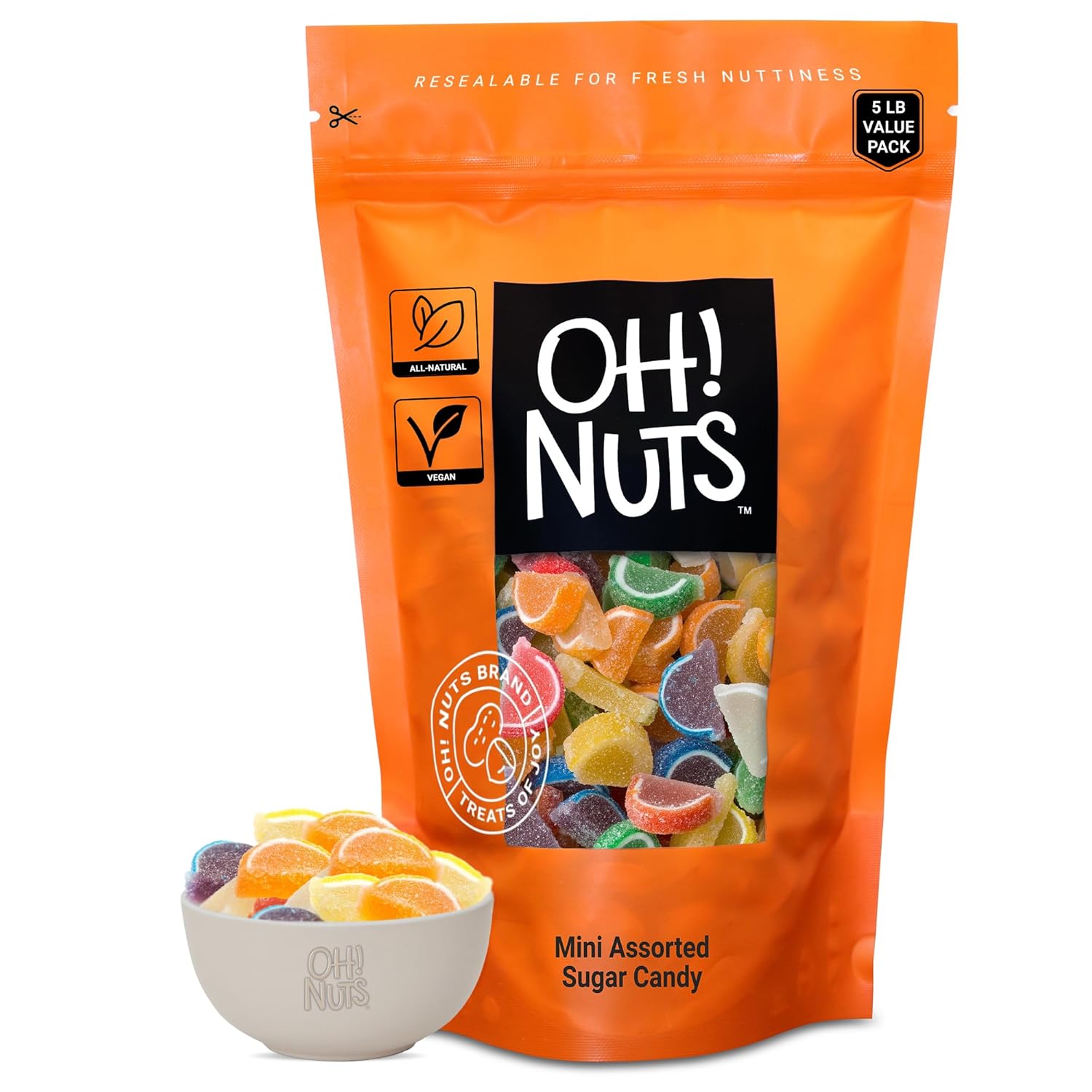 Old Fashioned Jelly Fruit Slices - 5lb Bulk Bag of Sweetness