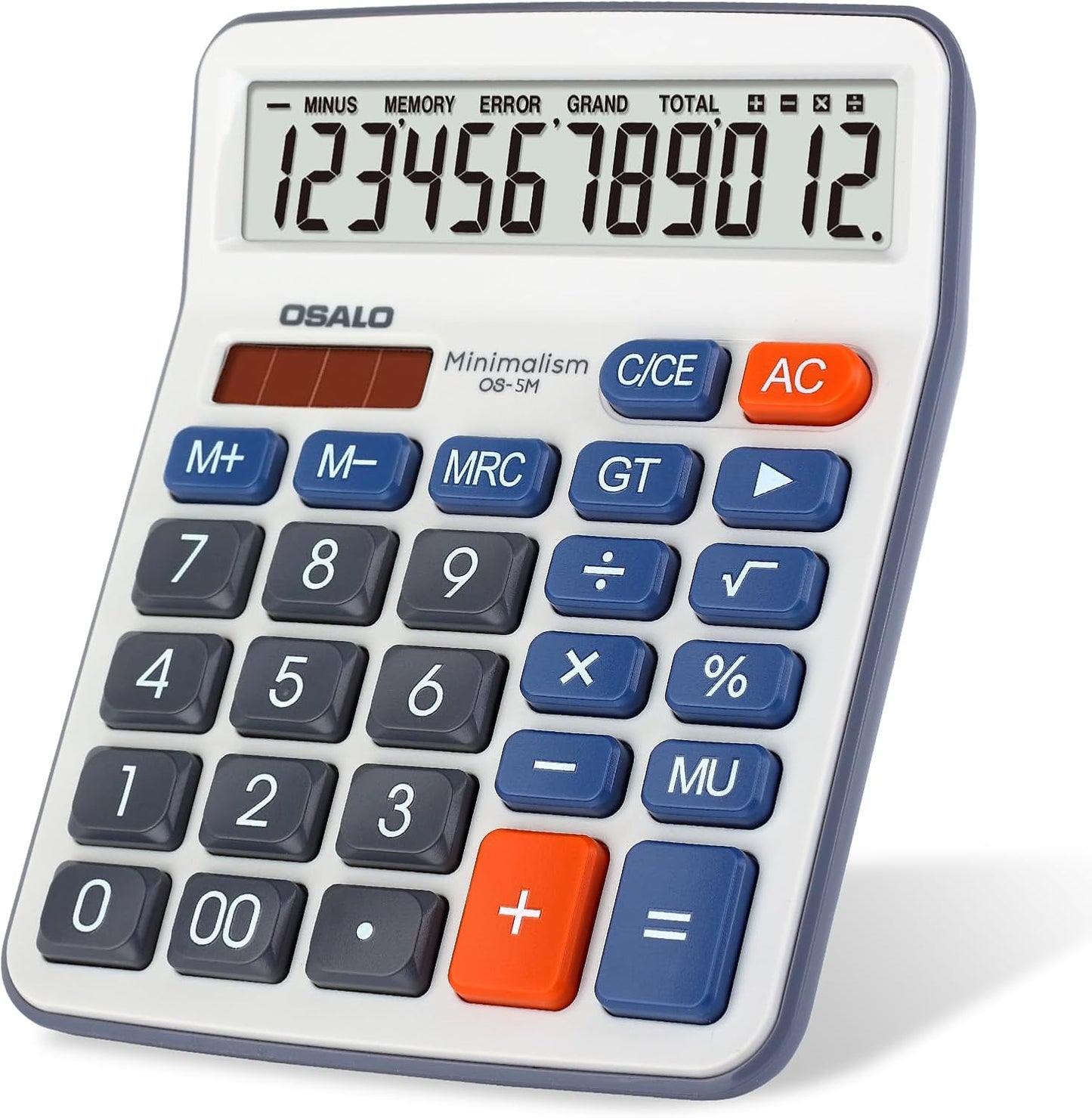 Large LCD 12-Digit Desktop Calculator with Auto Sleep Function