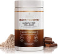 Chocolate Hydrolyzed Collagen Peptides Powder 16 oz - Hair Skin Nails