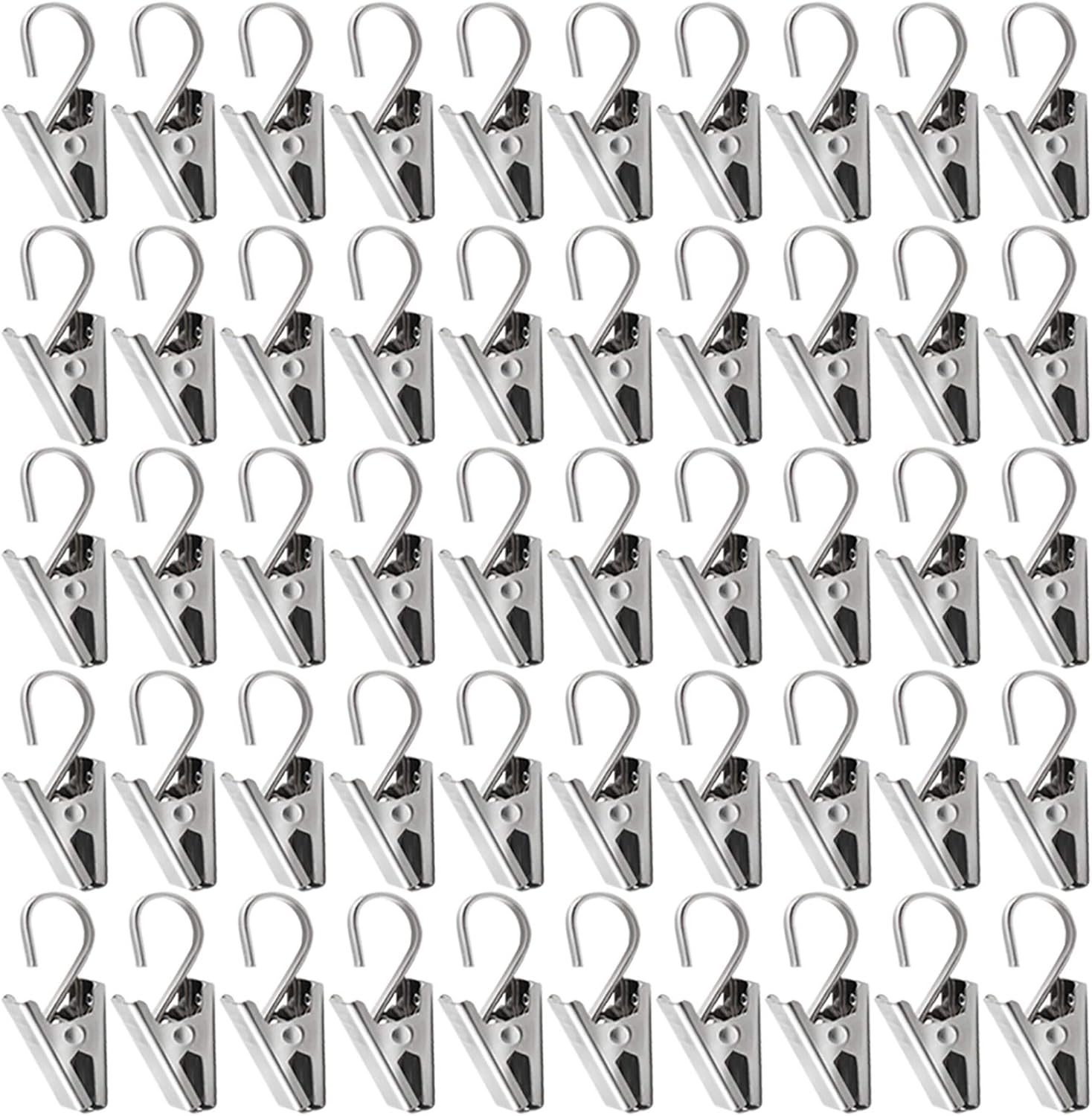 Stainless Steel Curtain Hooks - Hang Curtains Effortlessly