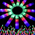 68 PCS LED Foam Glow Sticks Bulk - Colorful 3-Mode Party Wands