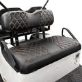 NOKINS Golf Cart Diamond Seat Covers Kit - EZGO TXT RXV Fit