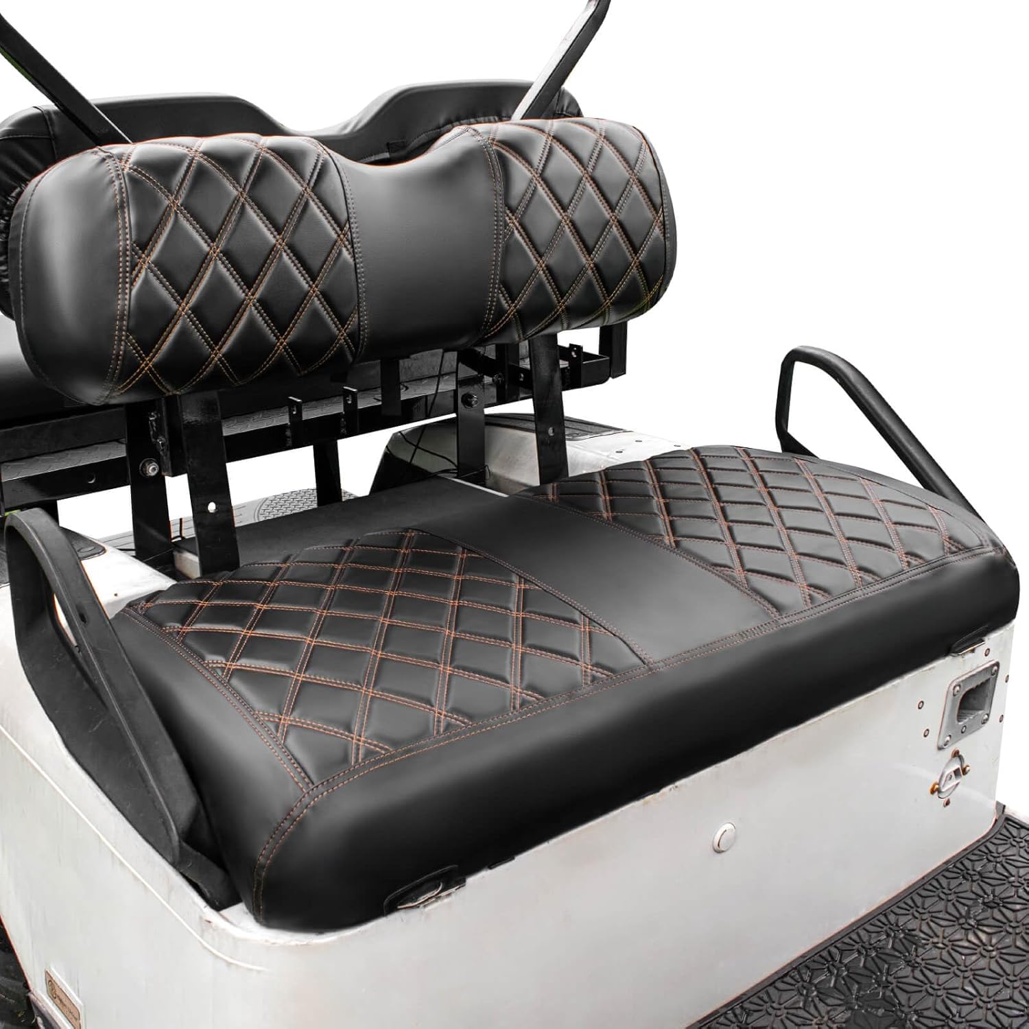 NOKINS Golf Cart Diamond Seat Covers Kit for EZGO TXT RXV