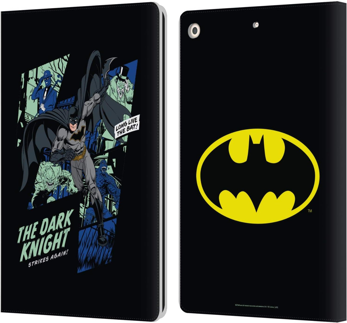 Batman DC Comics Leather Wallet Case for iPad 10.2 2019/2021