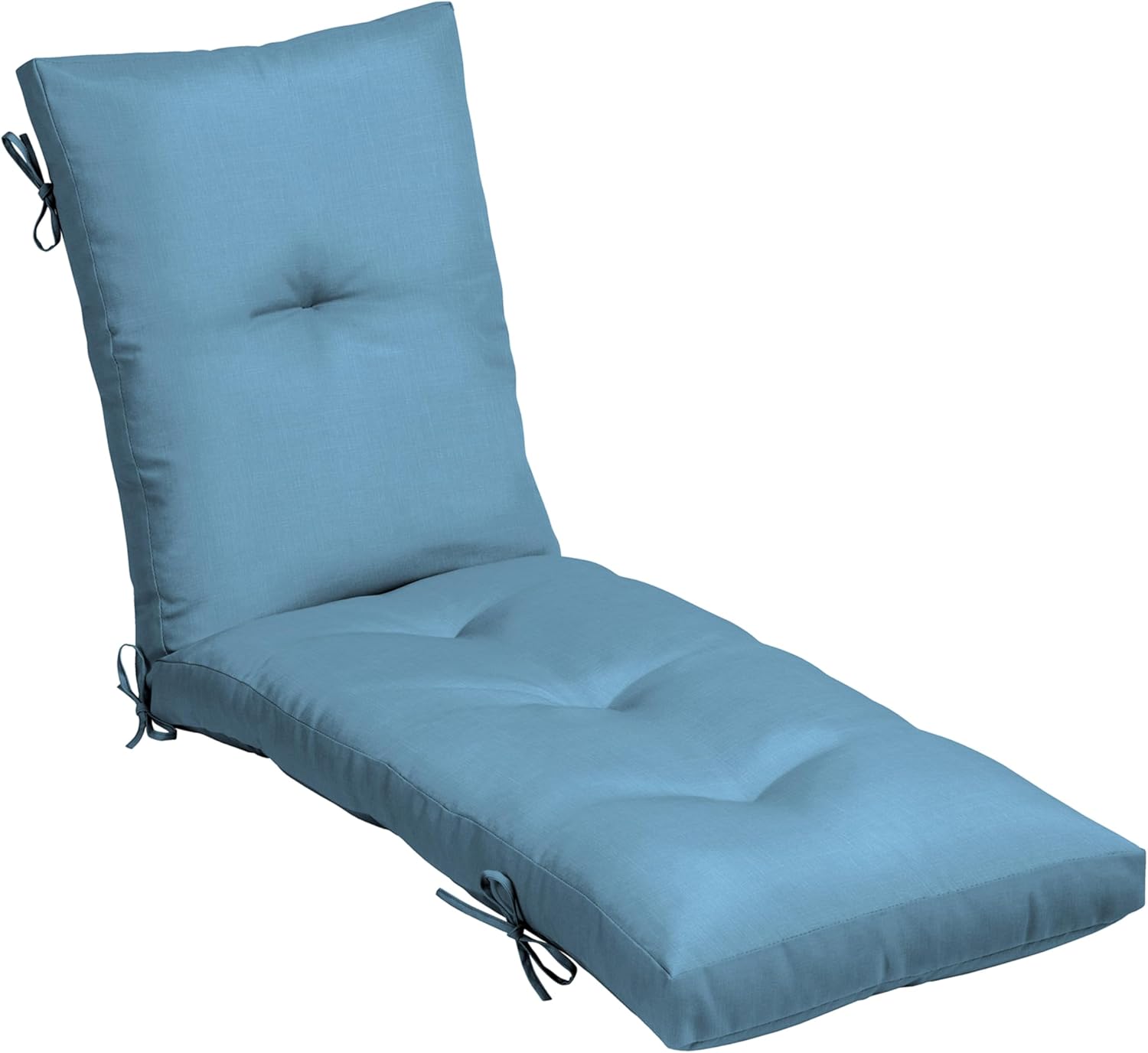 Arden Outdoor Plush Modern Tufted Chaise Cushion for Loungers