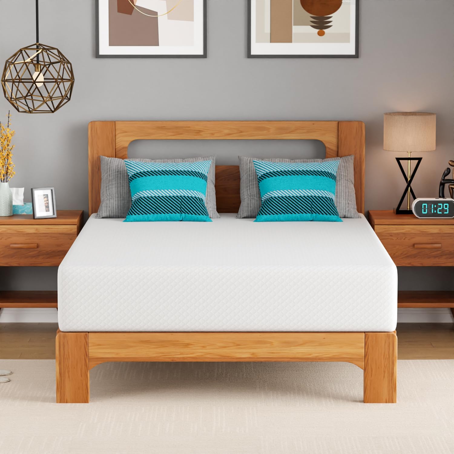 12 Inch Cooling-Gel Memory Foam Mattress for Queen Beds