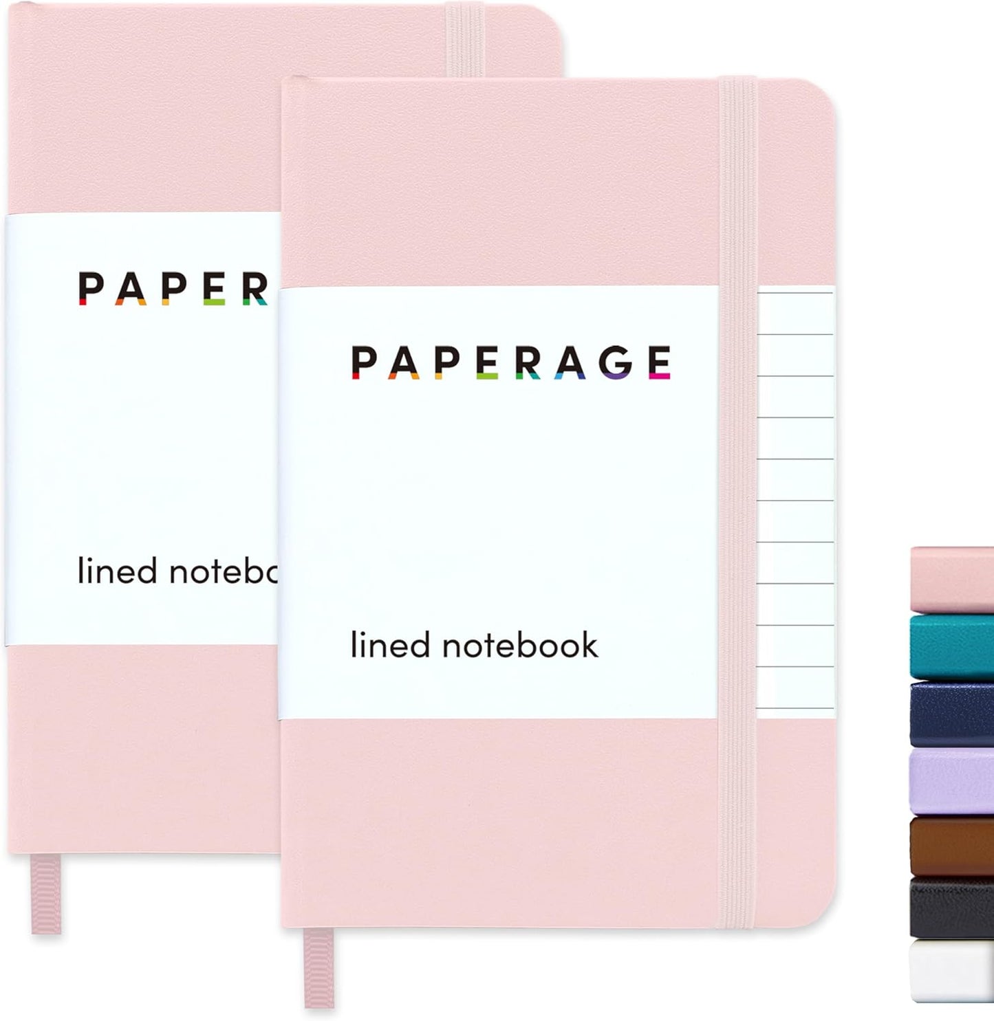 PAPERAGE 2 Pack Pocket Journals - Thick 100 GSM Pages