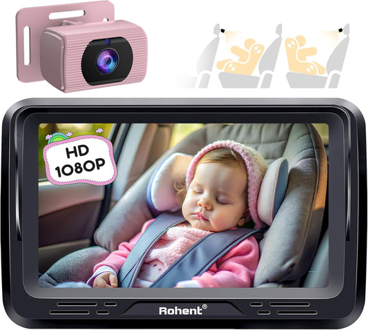 Rohent Pink Baby Car Camera - Clear Night Vision