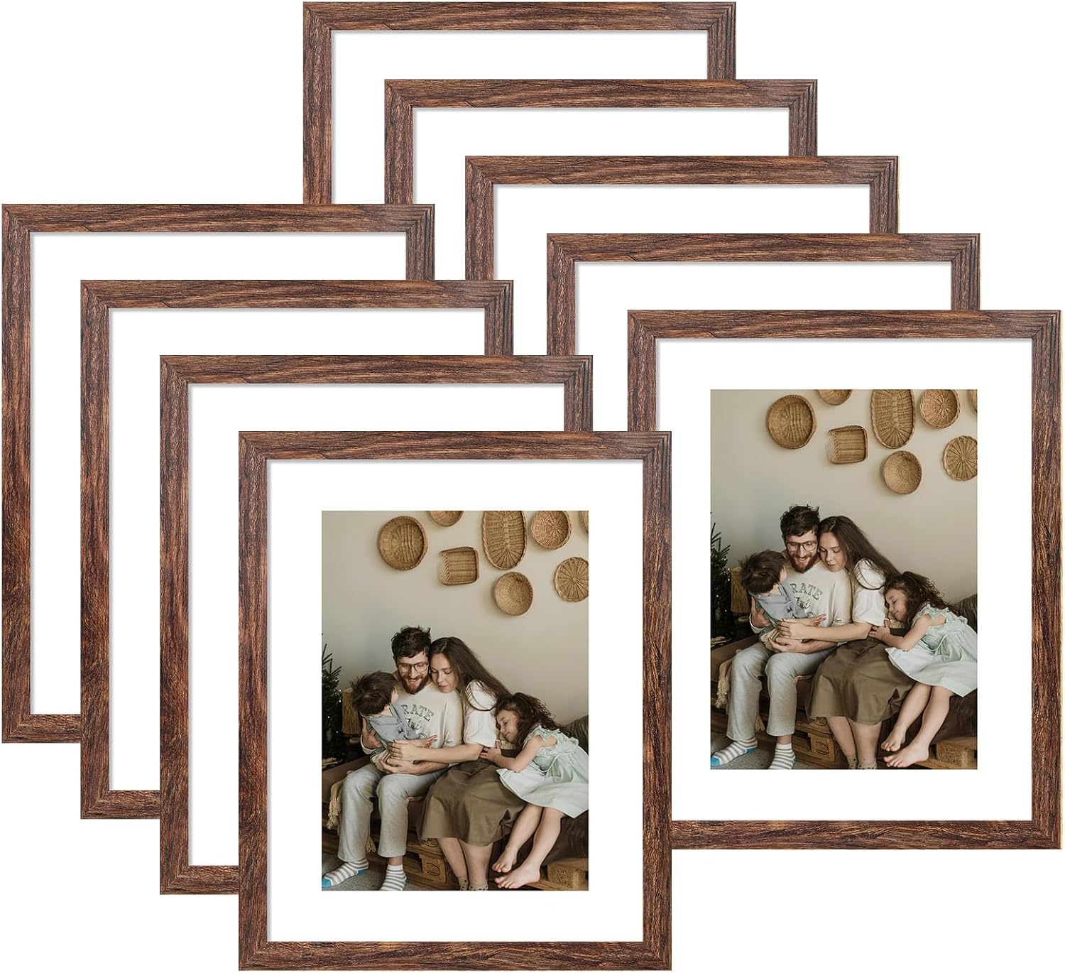 11x14 Picture Frame Set of 9 for Stunning Photo Displays