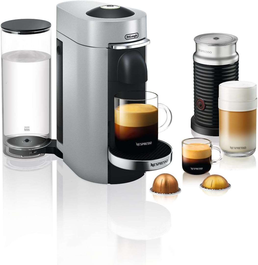 Delonghi VertuoPlus Coffee & Espresso Maker, Silver