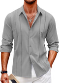 Cuban Guayabera Shirt for Men - Stylish Summer Beach Wear