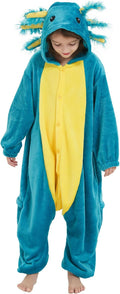 DELEY Axolotl Onesie Costume for Kids Halloween and Christmas