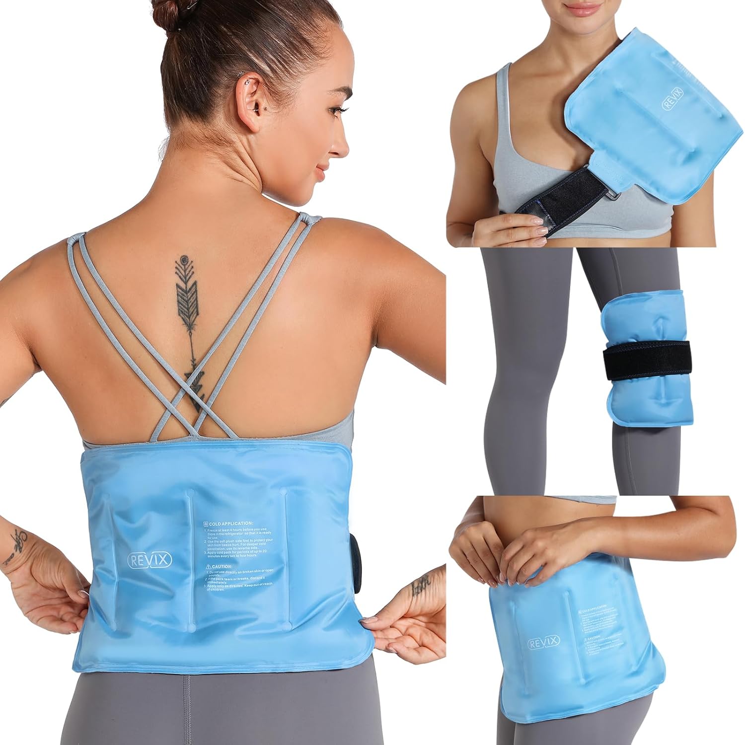 REVIX Gel Ice Pack for Back Discomfort Relief and Recovery