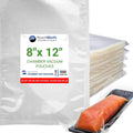 500 pcs Clear 8 in x 12 in Quart Chamber Vacuum Pouches - Heavy Duty