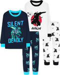 DAUGHTER QUEEN Boys 100% Cotton Long Sleeve Pajamas (Style 51S8)
