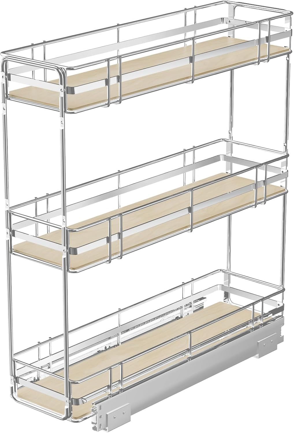 Pull Out Spice Rack Cabinet Organizer for Narrow Spaces