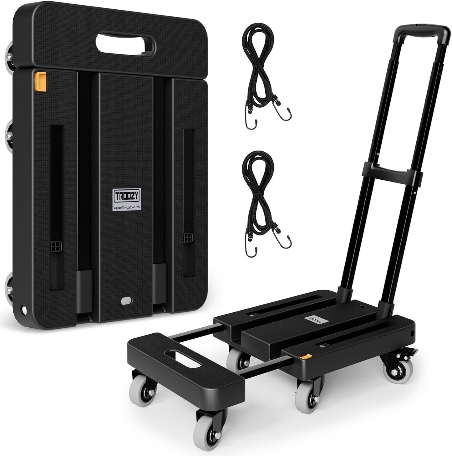Folding Hand Truck for Heavy Duty Luggage and Utility Use