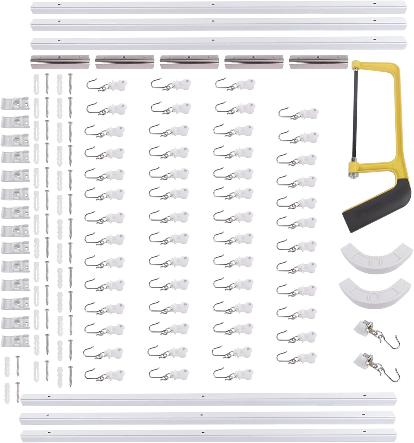 Seamless Room Dividers - Ceiling Curtain Track Set