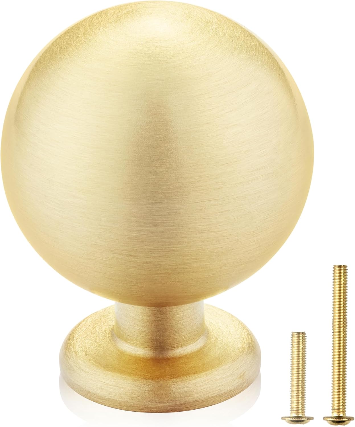 QOGRISUN Solid Brass Cabinet Knobs for Elegant Home Decor
