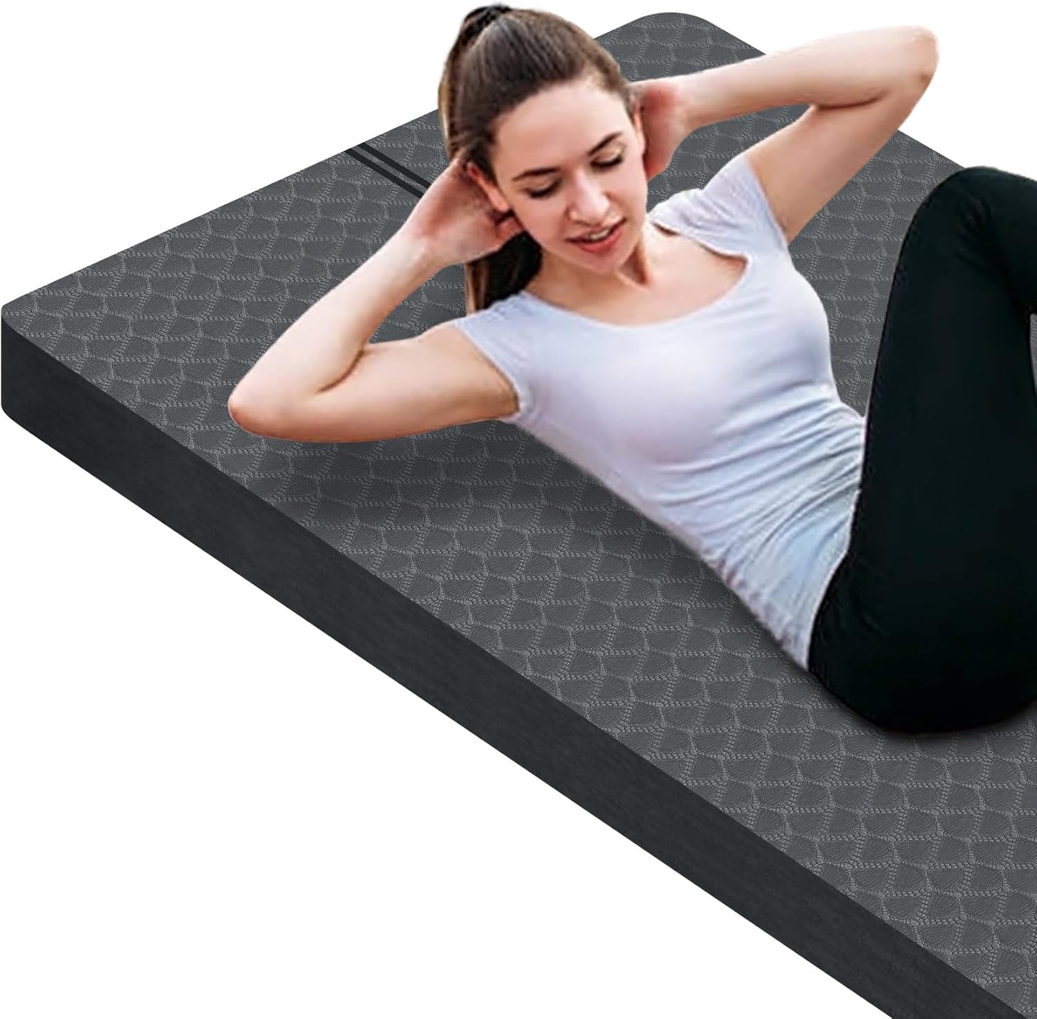 nuveti Large Exercise Mat - Non Slip Yoga Mat for Fitness