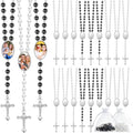Sublimation Rosary Blanks Necklace Set - 24 Sublimation Rosaries