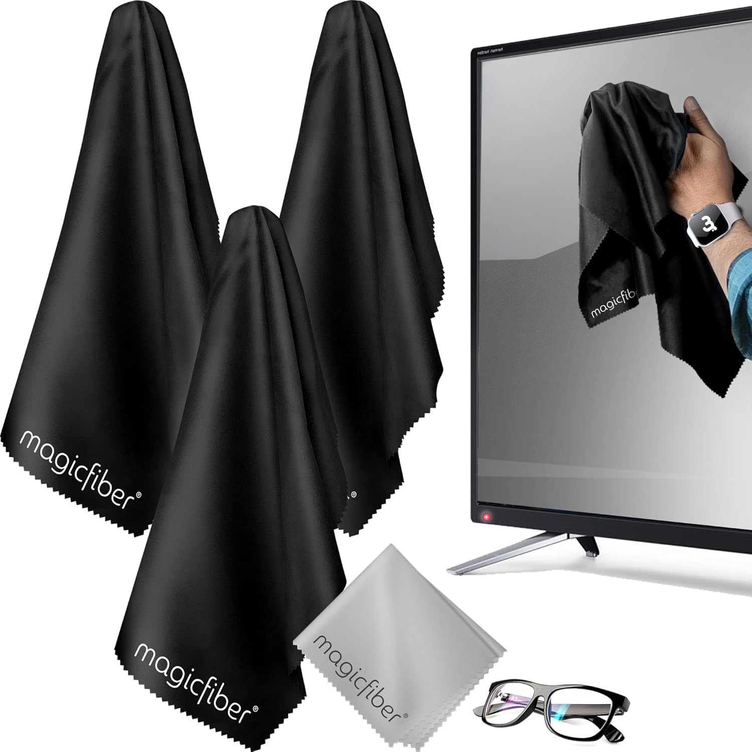 Extra Large MagicFiber Cloth - Crystal Clear Cleaning