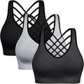High Impact Sports Bras for Women - Ewedoos Strappy Pack