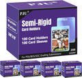 500ct Semi Rigid Card Holders & 500ct Penny Sleeves - Dual Protection