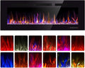 Electric Fireplace 60in In-Wall Recessed Linear Fireplace - Low Noise
